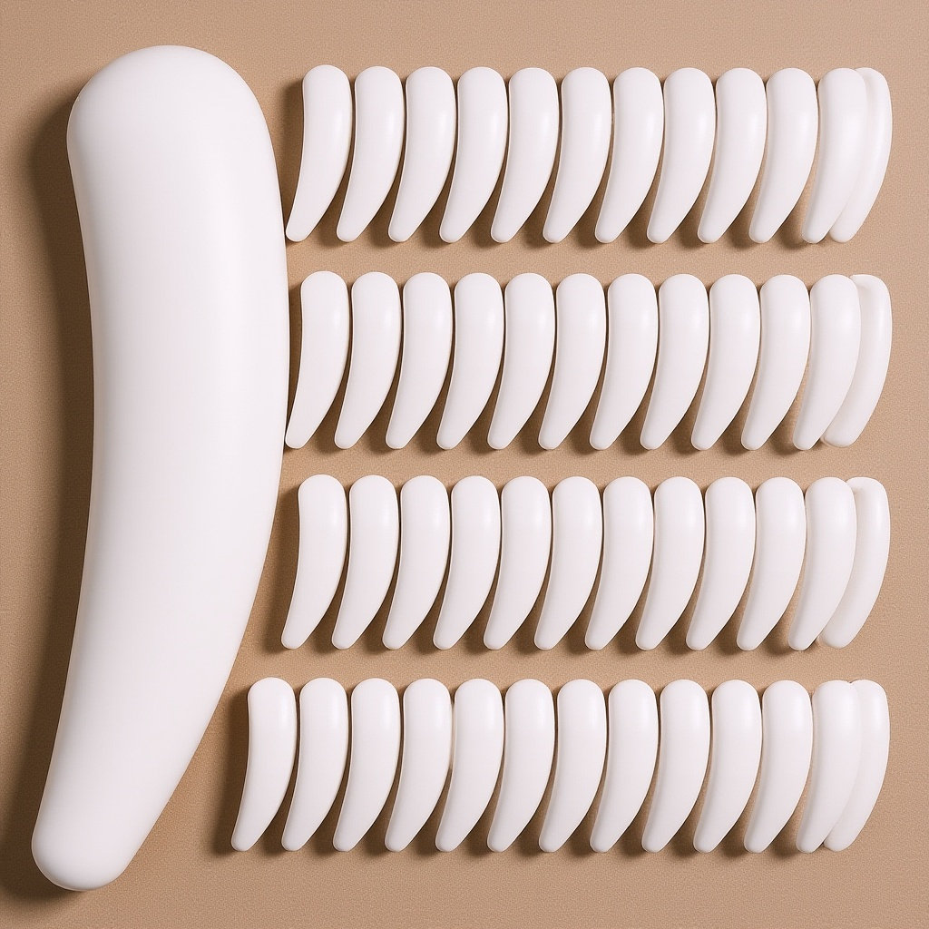 Beauty Makeup Tool - 50 個のスパチュラスプーンフェイシャルスキンケアクリームローションサンプリング衛生的再利用可能なメイクアップツール女性美容