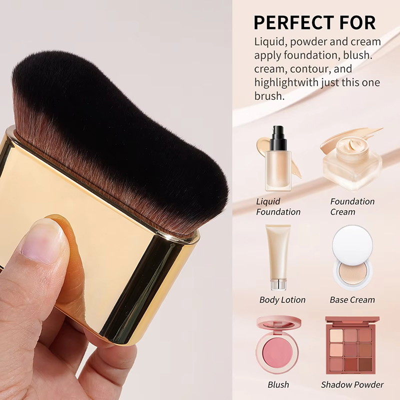 Beauty Makeup News - サイレンメイクブラシ、1パーツ、ボディファンデーション用ブラシ、サンレスタンナー、自己タンニング、ムース、化粧道具