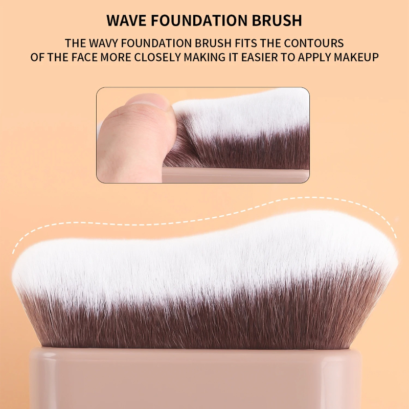 1個入りハンドヘルドメイクアップブラシ、ファンデーションブラ - Beauty Home Makeup のレビューと価格