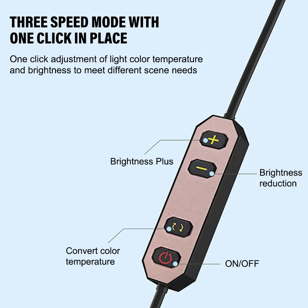 プロのハーフムーン充填LEDフロアランプ、デスクトップランプ - Beauty Makeup Light のレビューと価格