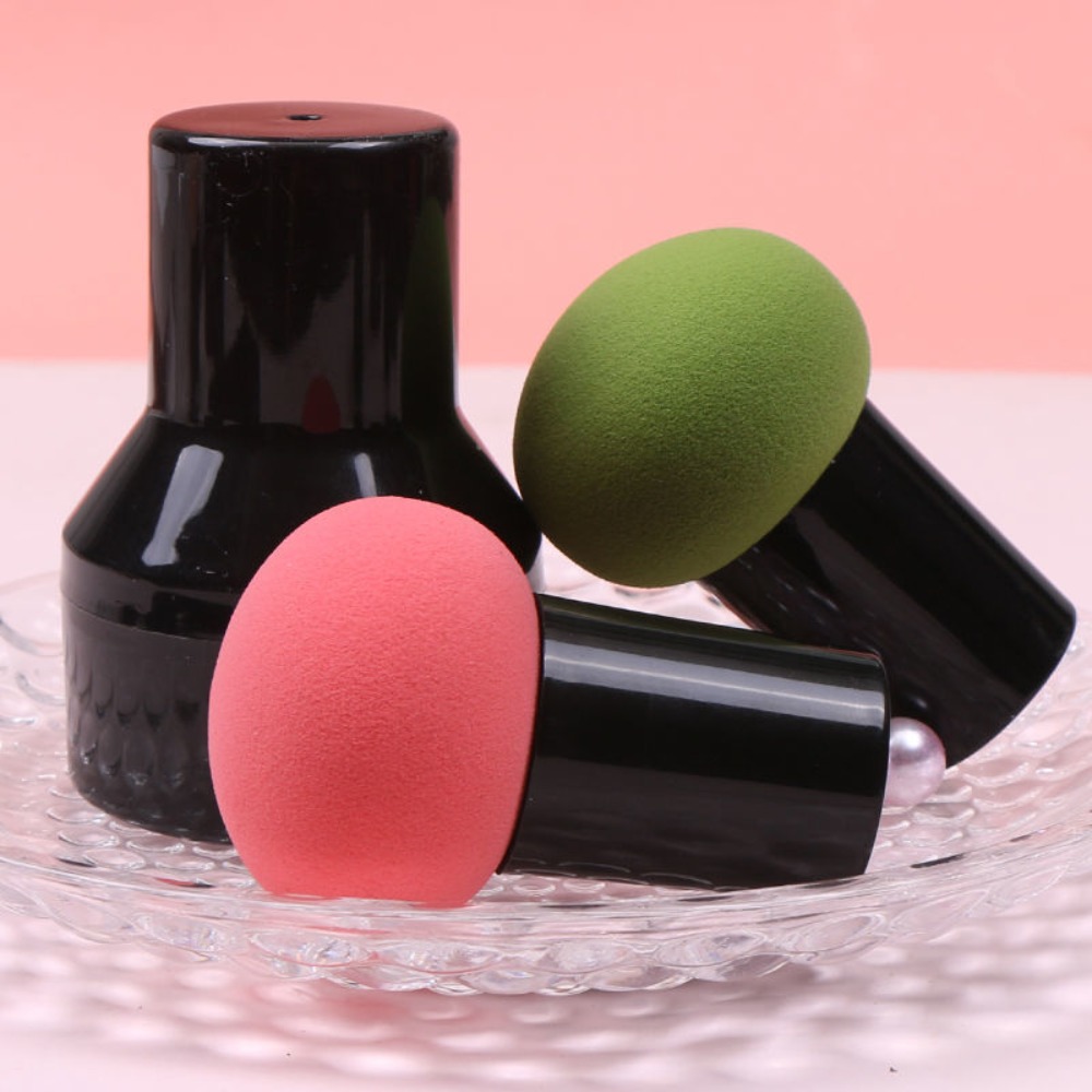 新しいキノコ型メイクアップスポンジ 収納ボックス付き 乾湿両 - Beauty Makeup News のレビューと価格