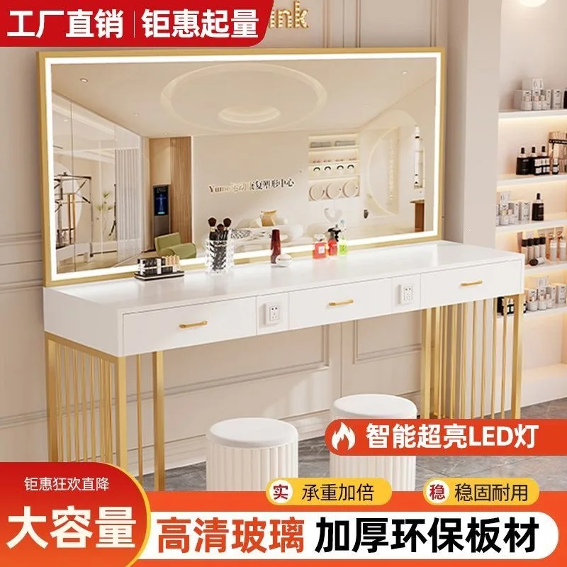 モダンなスタジオ用ドレッシングテーブル（ランプ付き）ブライダ - Beauty Makeup School のレビューと価格
