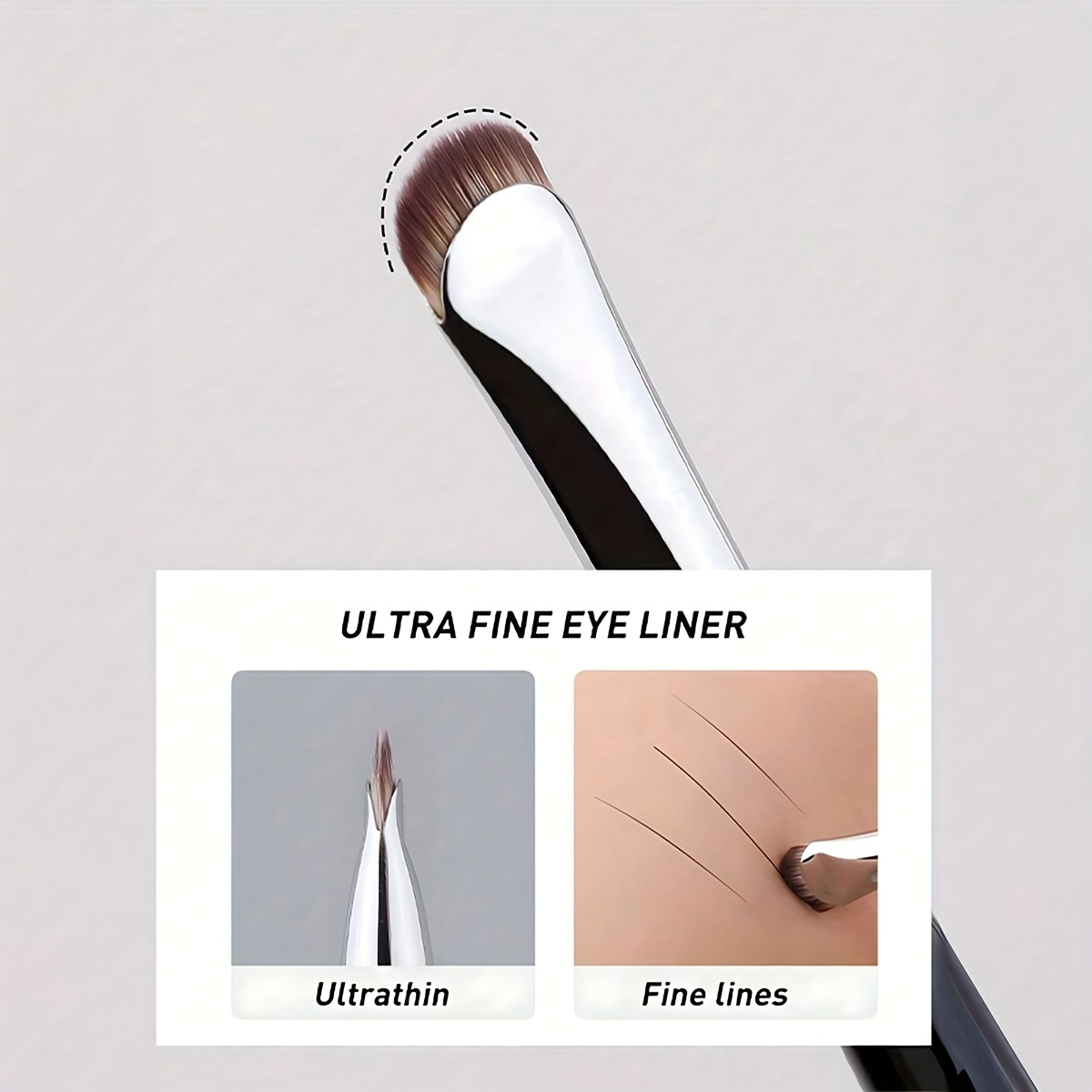 2個入りメイクアップツール、柔らかい毛先の新しい黒い三日月型 - Beauty Makeup News のレビューと価格