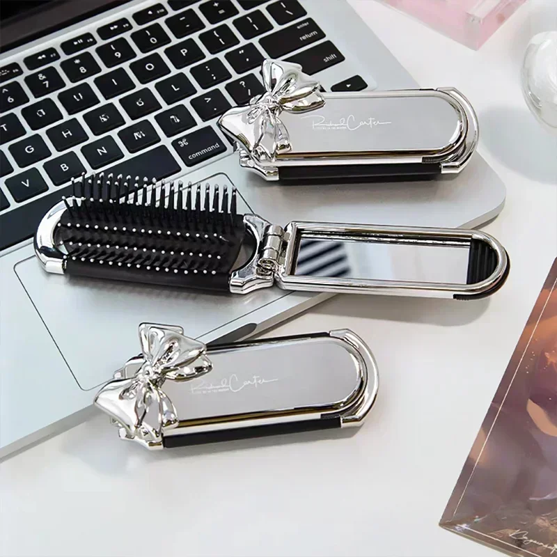 新しいスライバーボウ折りたたみコームミラーエアクッションコー - Beauty Makeup News のレビューと価格