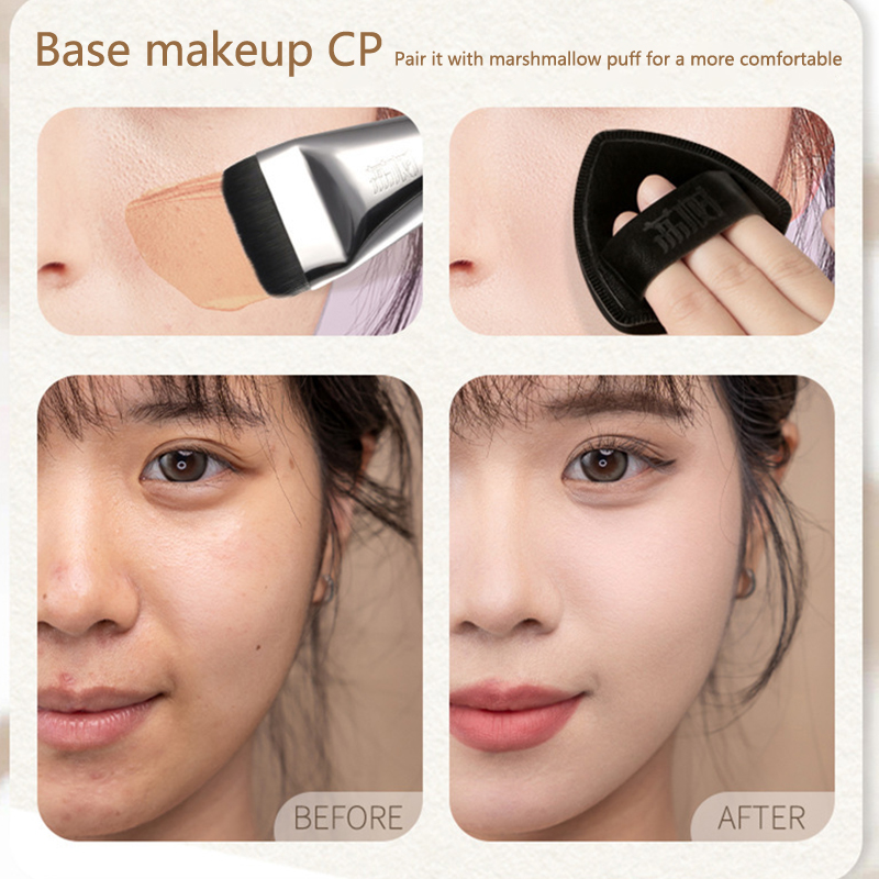 新しいワンワードファンデーションブラシ 軽量で薄いフェイスコ - Beauty Makeup News のレビューと価格