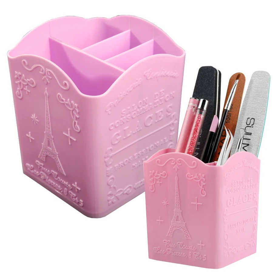 4コンパートメントネイルアートブラシホルダー、メイクブラシ用 - Beauty Home Makeup のレビューと価格