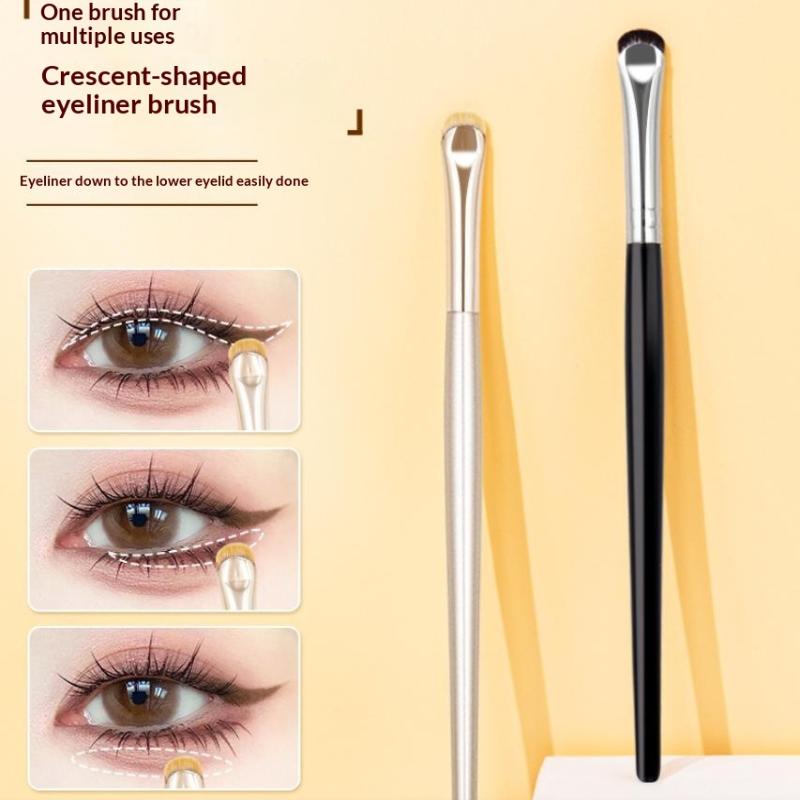 新しい 2 個のカーブアイライナーメイクブラシアイメイク汚れ - Beauty Makeup News のレビューと価格