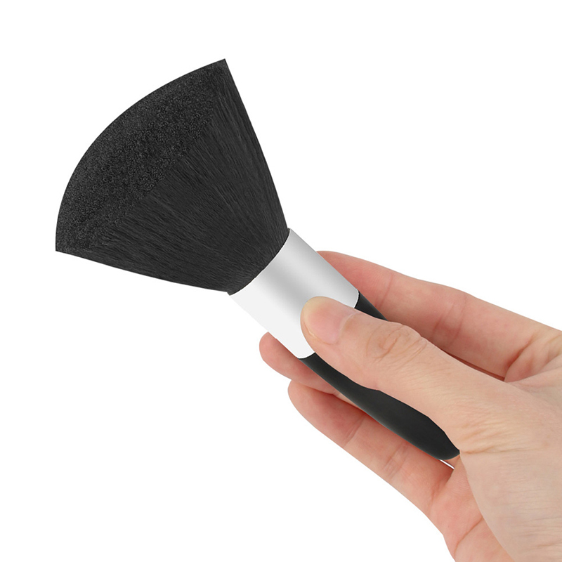 新しいソフトネックフェイスダスター理容師黒ひげブラシヘアクリ - Beauty Makeup News のレビューと価格