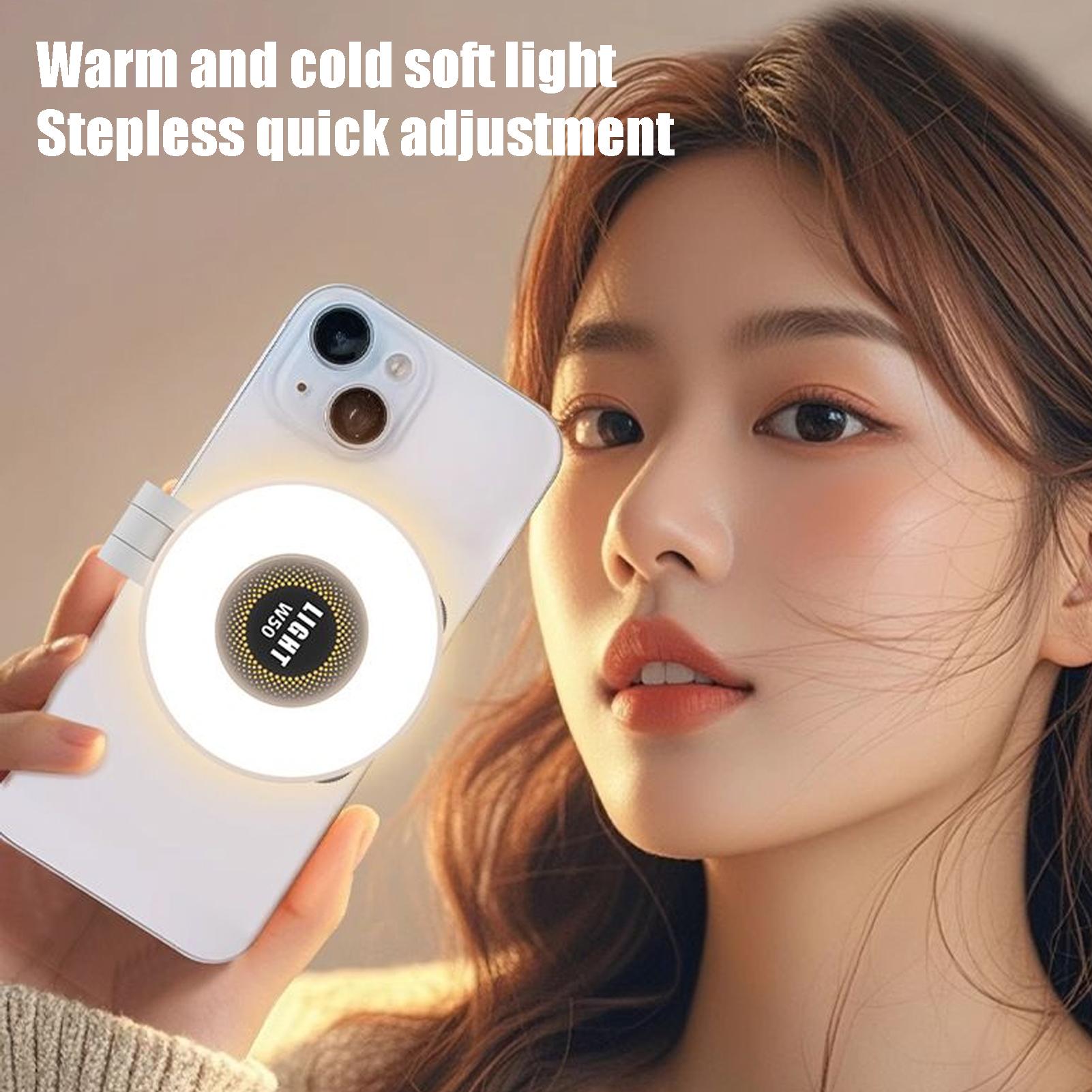 マグネット式自撮りライト 3モード ソフト照明 折りたたみ式 - Beauty Makeup Light のレビューと価格