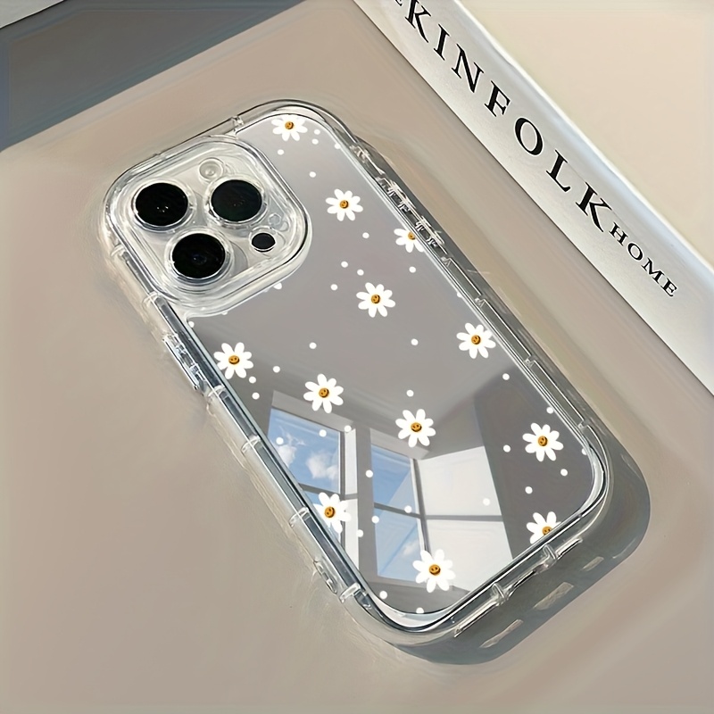 美しい小花柄の鏡面仕上げのiPhone17 16 15 14 - Makeup Plus Beauty のレビューと価格