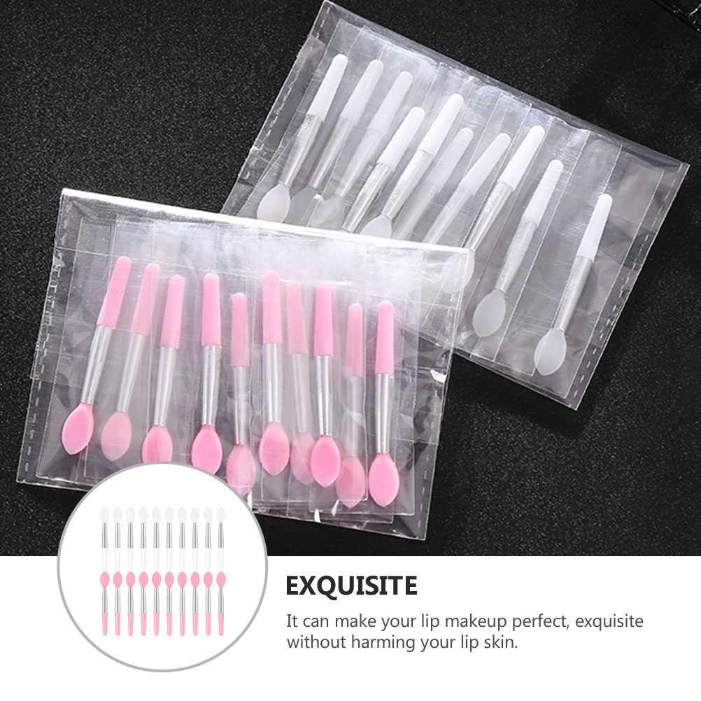 20個入りシリコンリップブラシ、柔らかく滑らかな口紅アプリケ - Beauty Makeup Tool のレビューと価格