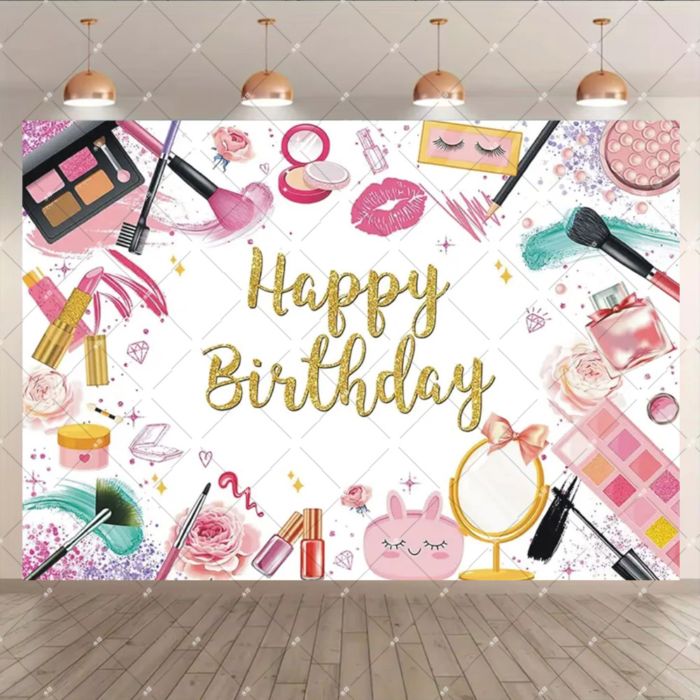 女性のためのピンクのパーソナライズされたバナーの背景,美容, - Beauty Makeup School のレビューと価格