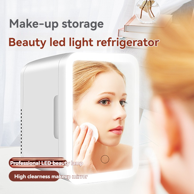 家庭用・車載両用美容冷蔵庫 タッチライト付き化粧鏡 車載ミニ - Beauty Makeup Light のレビューと価格