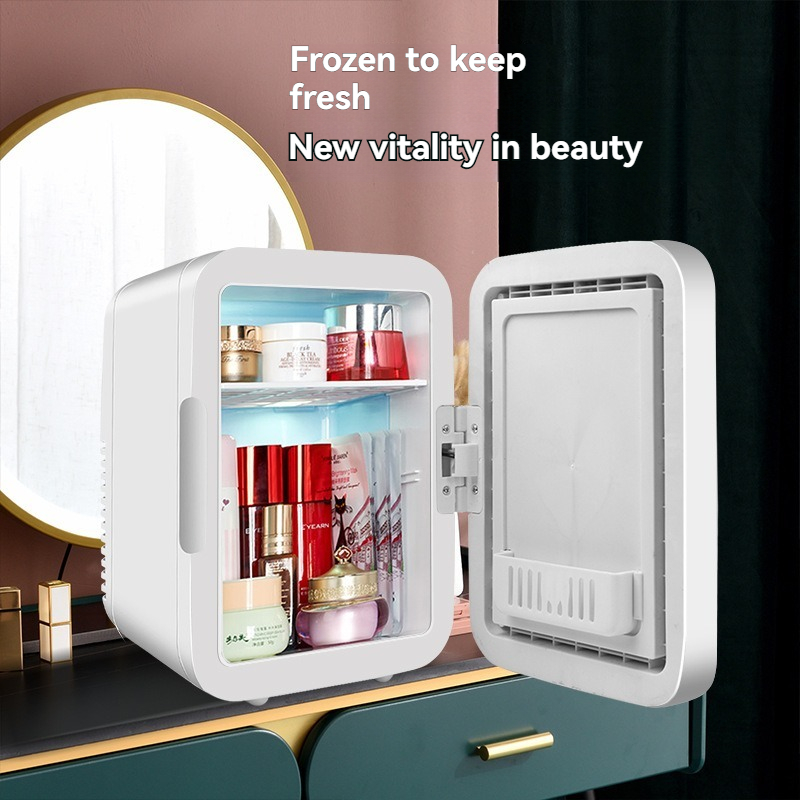 家庭用・車載両用美容冷蔵庫 タッチライト付き化粧鏡 車載ミニ - Beauty Makeup Light のレビューと価格